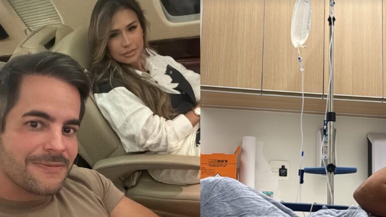Horas após levar Simone Mendes ao hospital, marido também precisa de atendimento