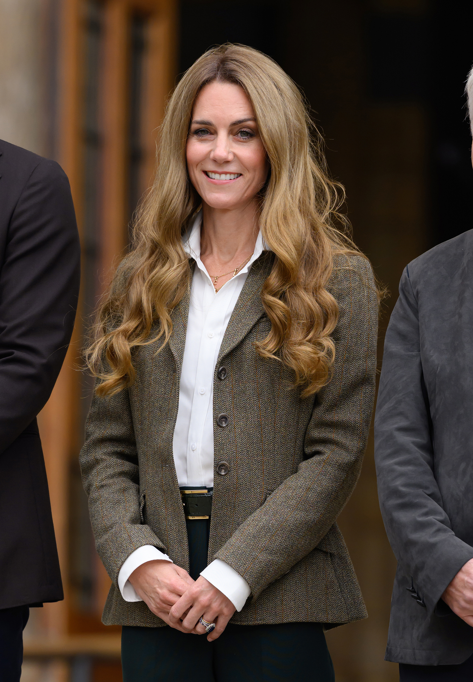 Kate Middleton aparece com o cabelo loiro - Foto: Getty Images