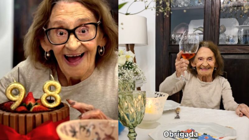 Laura Cardoso celebra aniversário de 98 anos