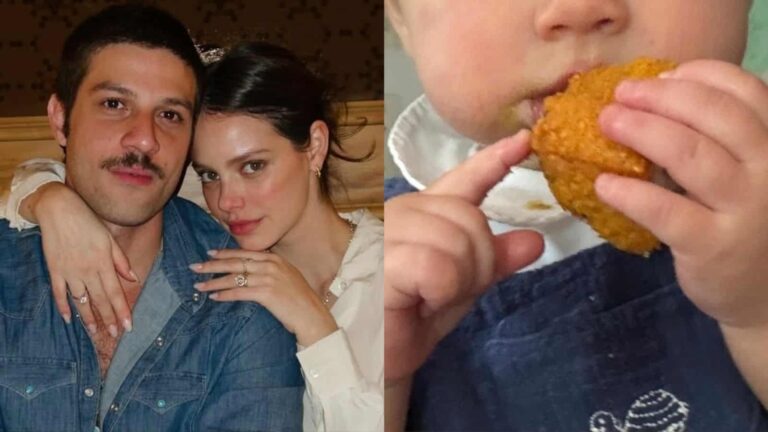 Já está assim? Laura Neiva encanta com foto rara da filha caçula