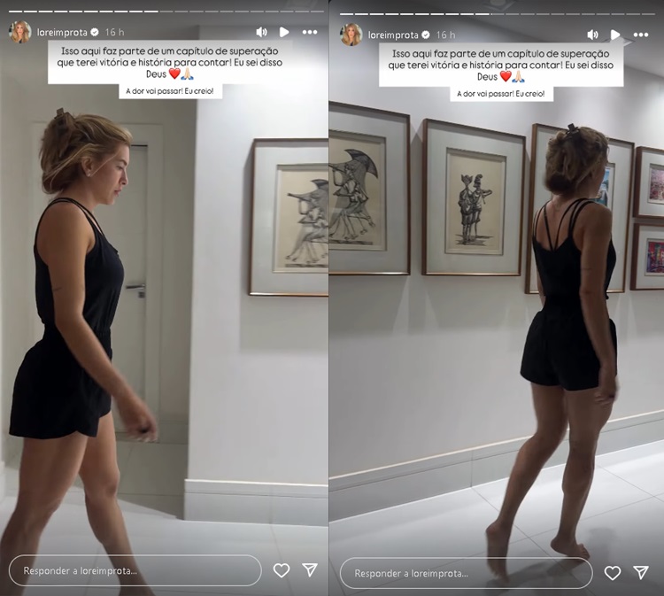 Stories de Lore Improta no Instagram - Reprodução @loreimprota