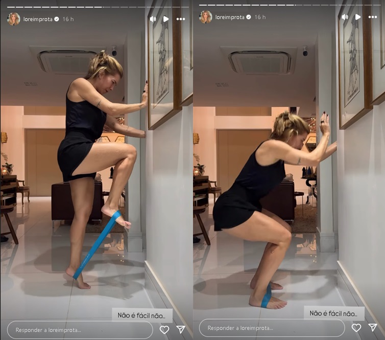 Stories de Lore Improta no Instagram - Reprodução @loreimprota