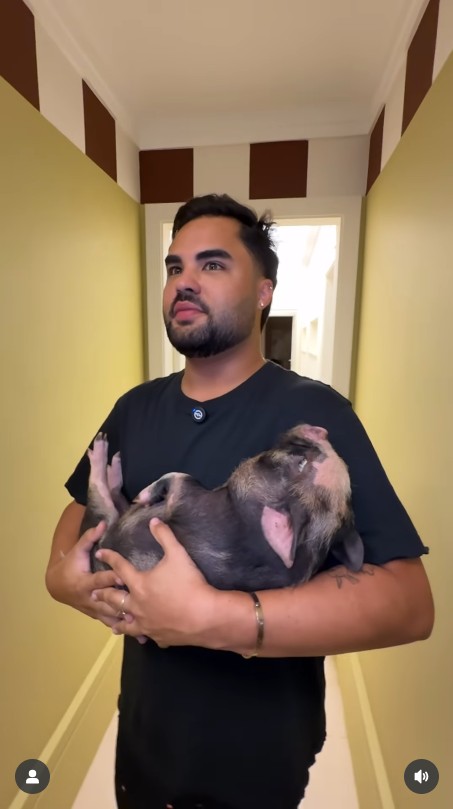 Lucas Guedez ganha presente inusitado de Álvaro - Reprodução/Instagram
