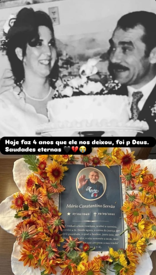 Margareth Serrão relembra morte do marido