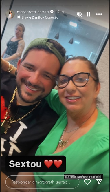 Storie de Margareth Serr&atilde;o no Instagram 