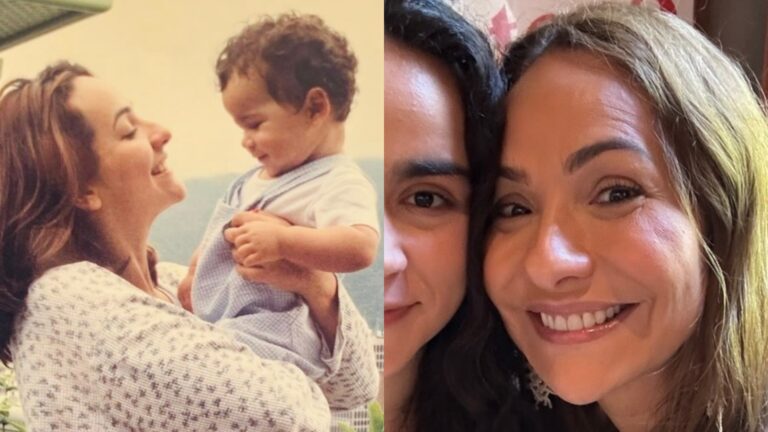 Maria Beltrão posta fotos raras com a filha em data especial: ‘Amor maior’