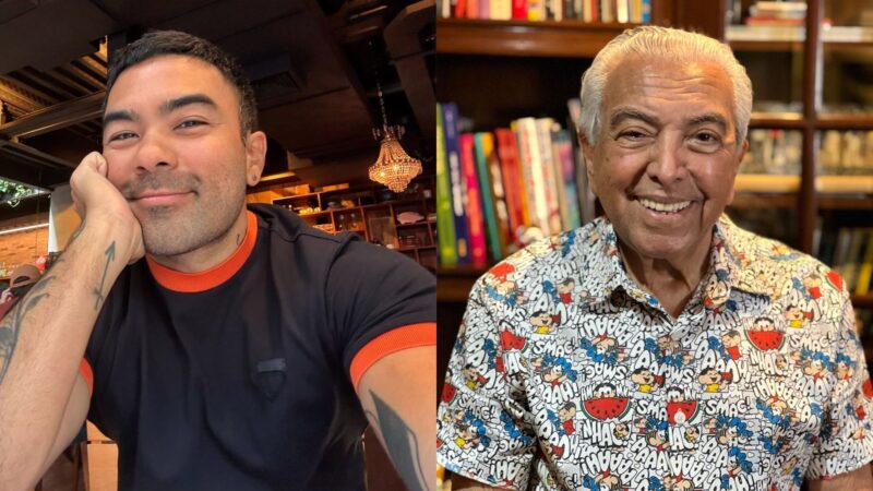 Mauro e Mauricio de Sousa - Foto: Reprodução / Instagram