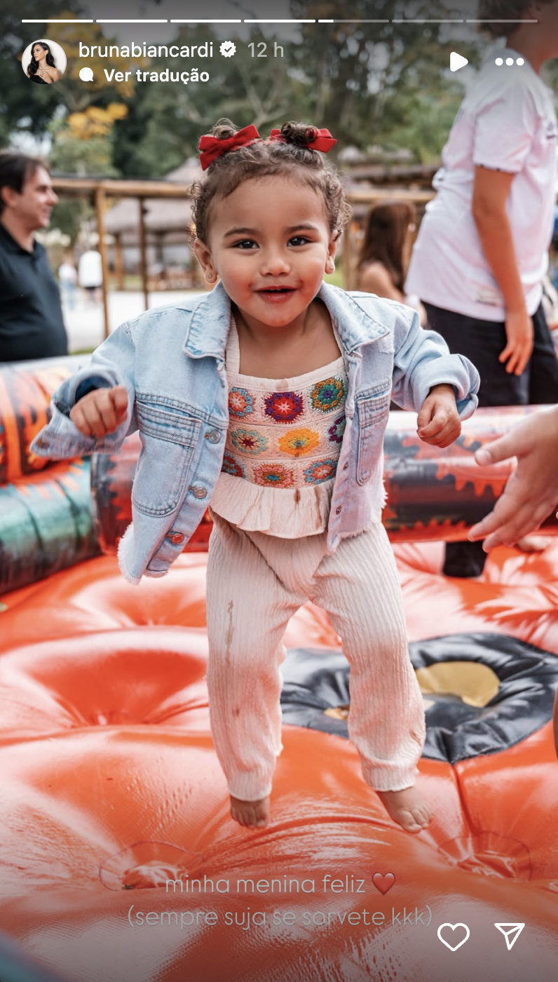 Mavie, filha de Neymar Jr e Bruna Biancardi - Foto: Reprodu&ccedil;&atilde;o / Instagram