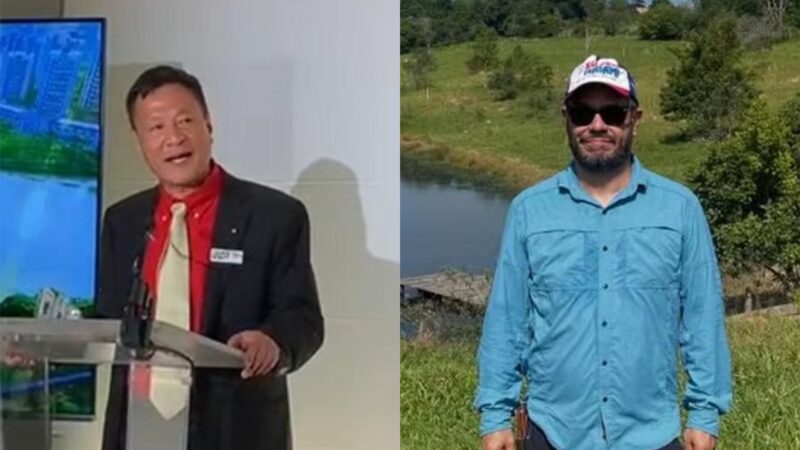 Kongjian Yu e Rubens Crispim Jr. - Foto: Reprodução