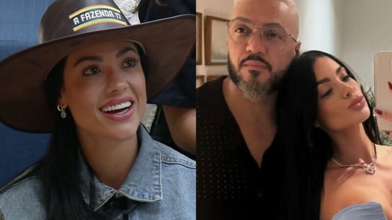 Rayane Figliuzzi é namorada de Belo - Foto: Reprodução / Record TV / Instagram @rayfigliuzzi