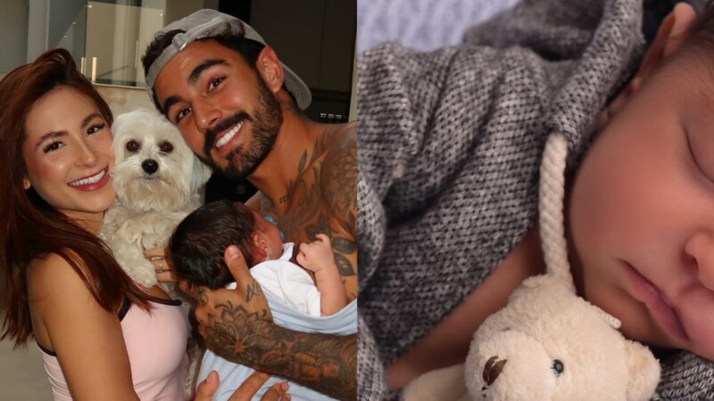Nathalia Valente se derrete ao mostrar o rosto do filho: ‘É tão lindo’