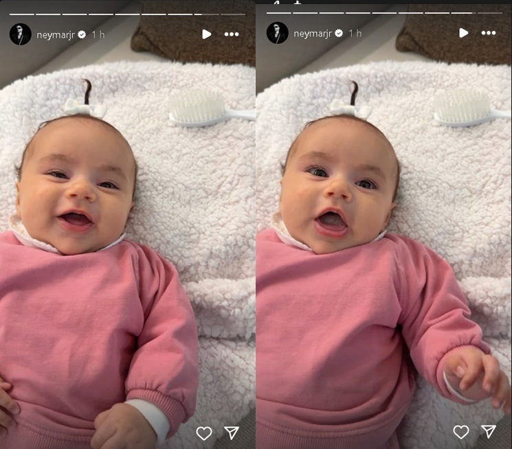 Mel, filha de Biancardi e Neymar - Foto: Reprodução @neymarjr
