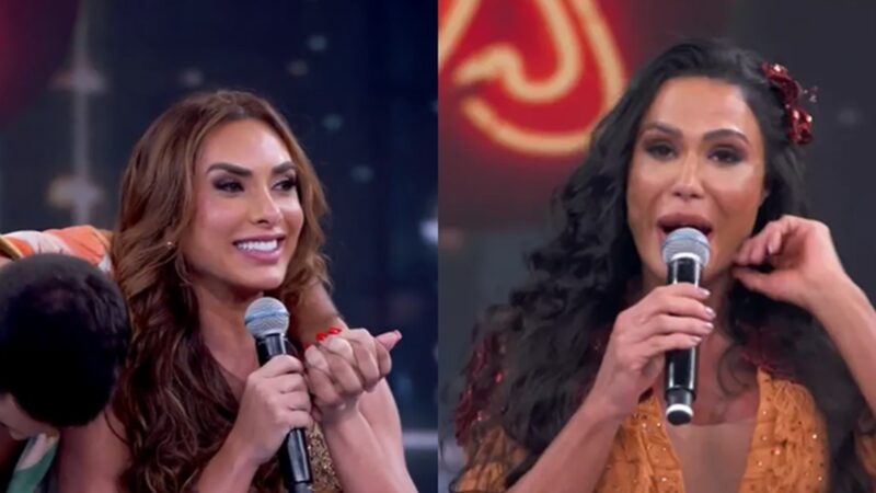 Nicole Bahls e Gracyanne Barbosa - Foto: Reprodução/Globo