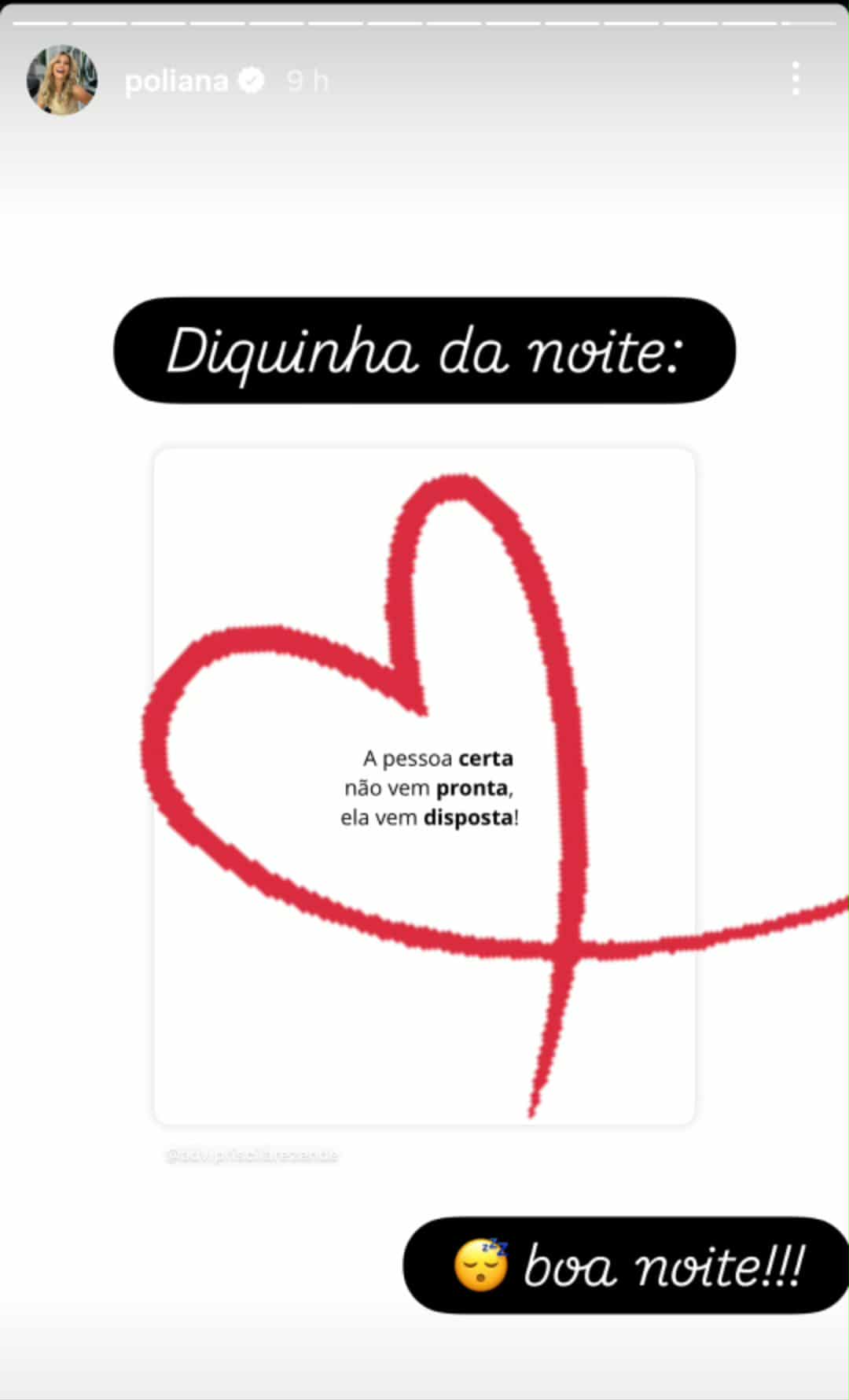 Poliana Rocha faz reflexão