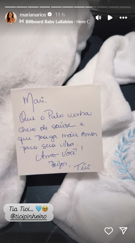 Ticiane Pinheiro presenteia filho de Mariana Rios - Reprodu&ccedil;&atilde;o/Instagram