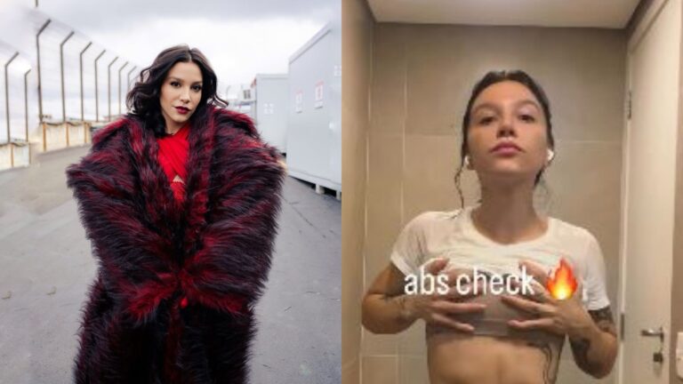 Priscilla choca seguidores com vídeo de tanquinho definido