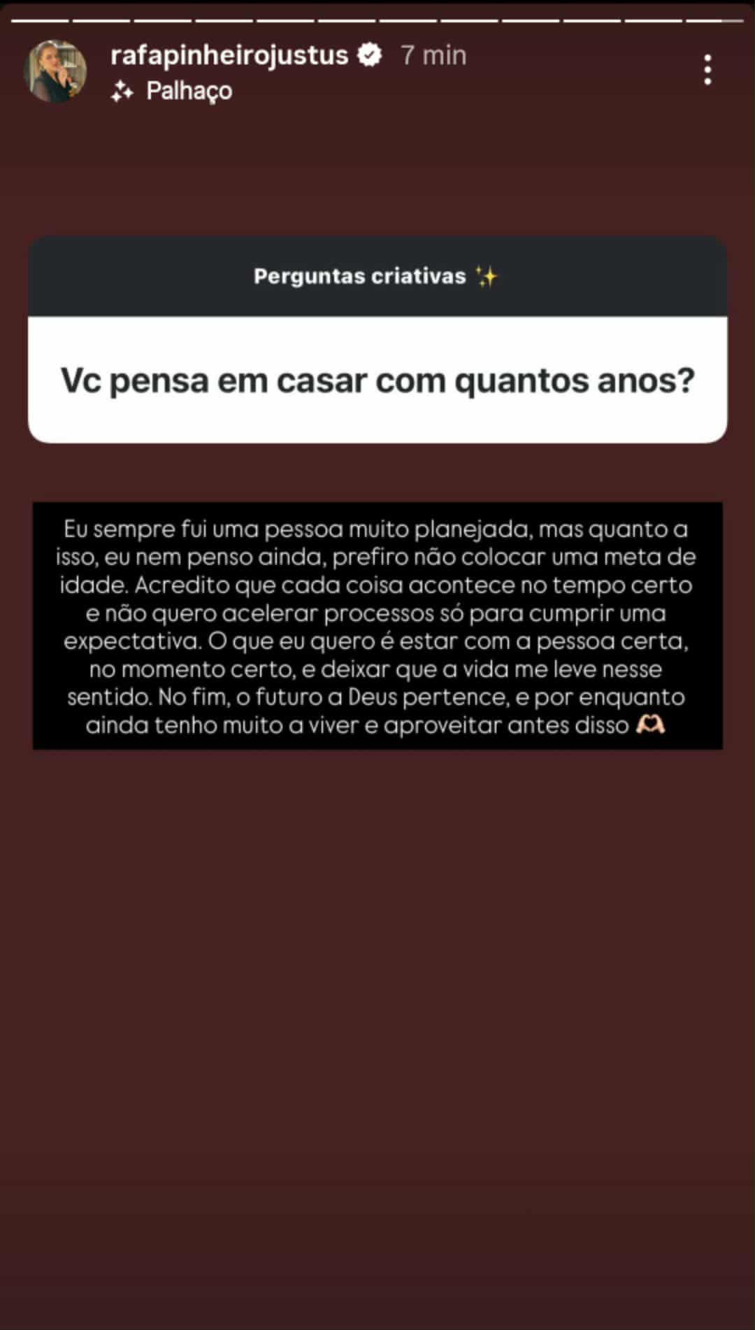 Rafaella Justus fala sobre casamento