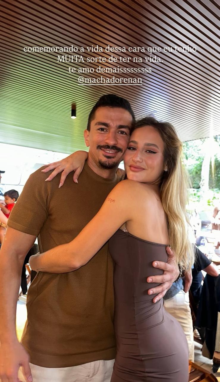 Bruna Griphao e Renan Machado Foto: Reprodu&ccedil;&atilde;o / Instagram