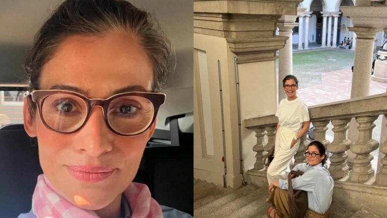 De férias, Renata Vasconcellos surge com a irmã gêmea e intriga: ‘Quem é quem?’