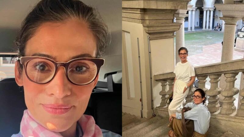 De férias, Renata Vasconcellos surge com a irmã gêmea e intriga: ‘Quem é quem?’