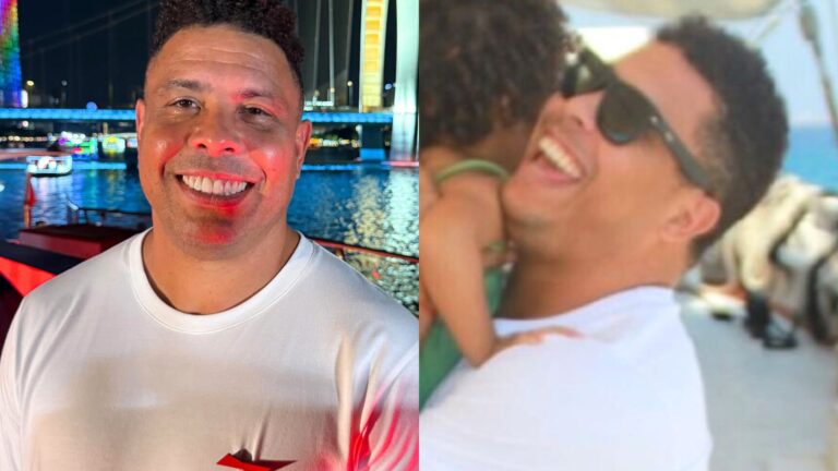 Filha de Ronaldo Fenômeno exibe foto inédita com o pai em data especial