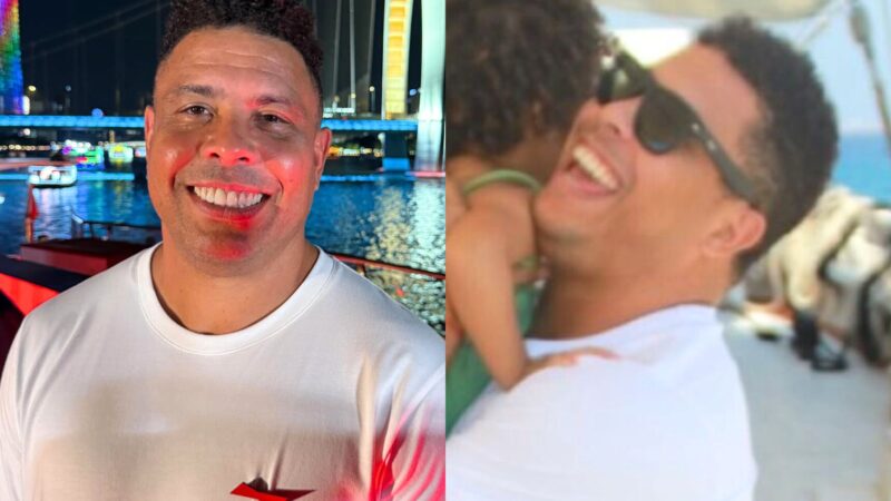 Filha de Ronaldo Fenômeno exibe foto inédita com o pai em data especial