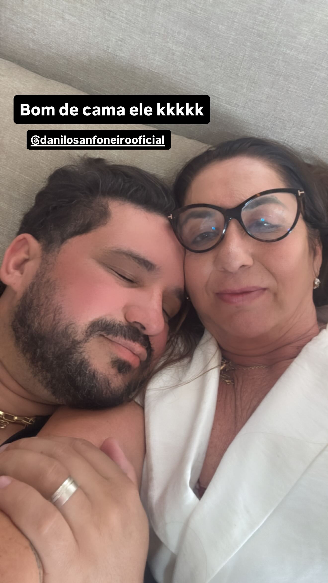 Margareth Serr&atilde;o e Danilo Nascimento - Foto: Reprodu&ccedil;&atilde;o/Instagram