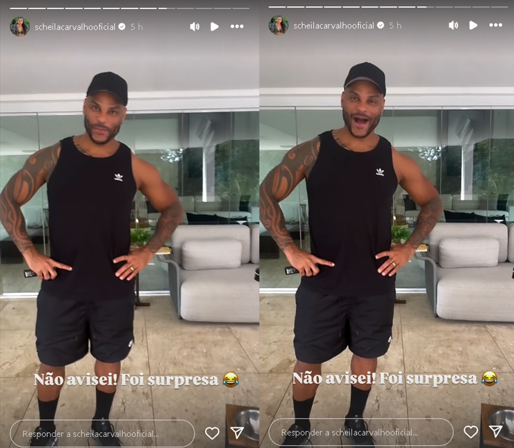 Scheila Carvalho surpreende Tony Salles com novo visual — Foto: Reprodução/Instagram @scheilacarvalhooficial