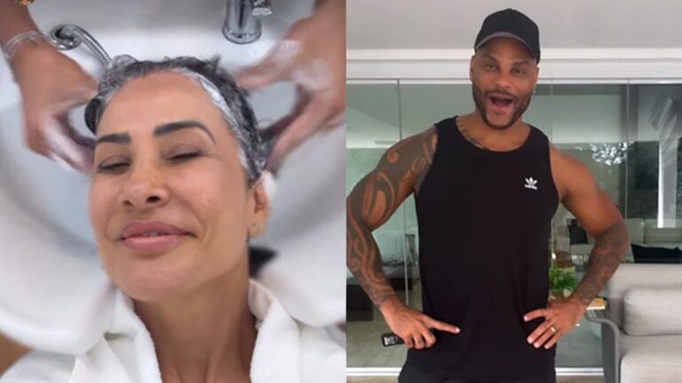 Scheila Carvalho radicaliza no visual e pega Tony Salles de surpresa; veja antes e depois