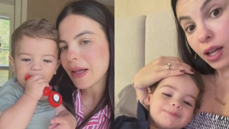 Sthefany Brito mostra registros inéditos do filho caçula em data especial