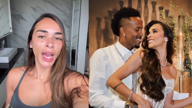 Tainá Castro revela com o que trabalhava antes de casamentos com jogadores: ‘Desde os 14’