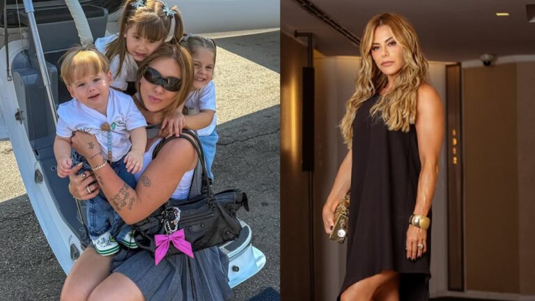 Veja o recado que Poliana Rocha deixou em fotos de Virginia Fonseca com os filhos antes de viagem