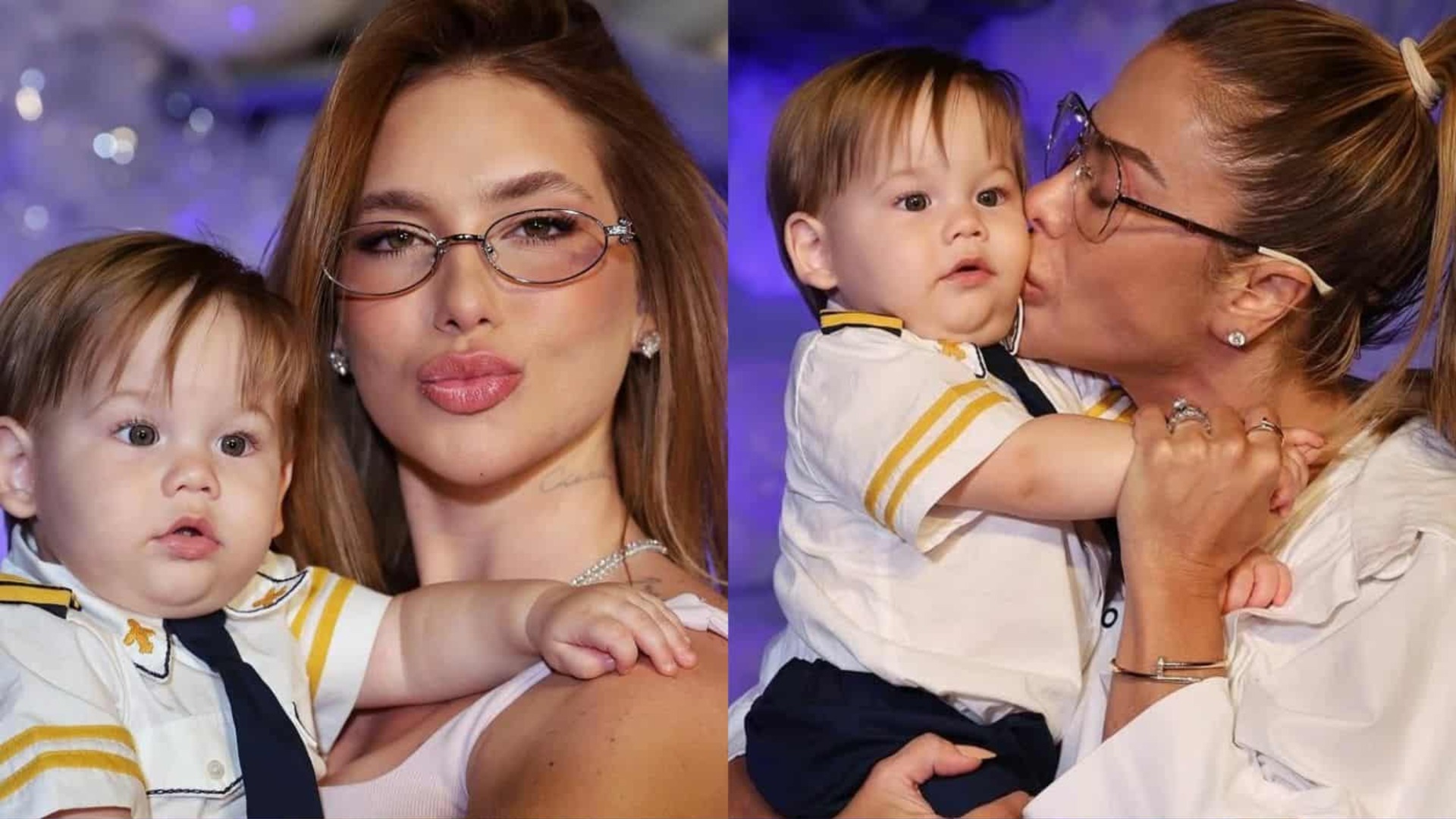 No aniversário de José Leonardo, Virginia se declara e Poliana Rocha comenta