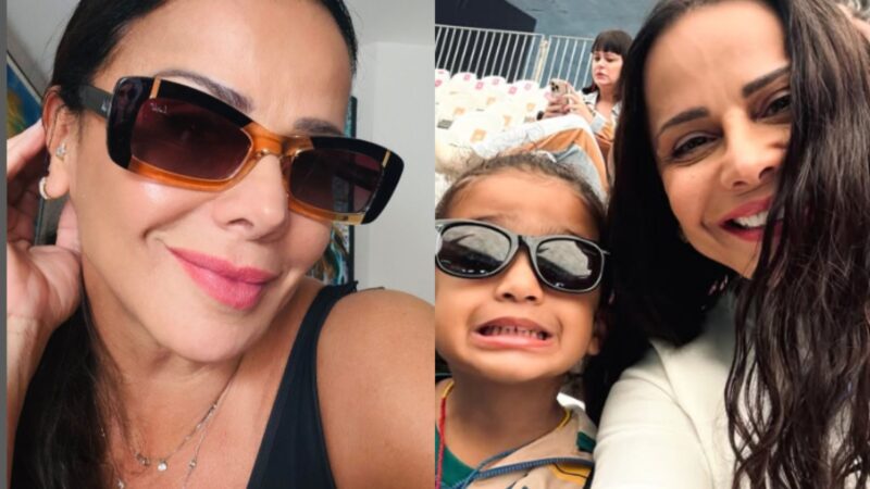 Viviane Araújo e Joaquim - Fotos: Reprodução/Instagram