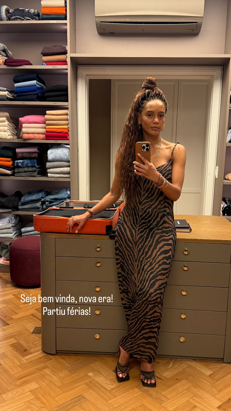 Taís Araujo muda visual após finalizar gravações de Vale Tudo — Foto: Reprodução/Instagram @taisdeverdade