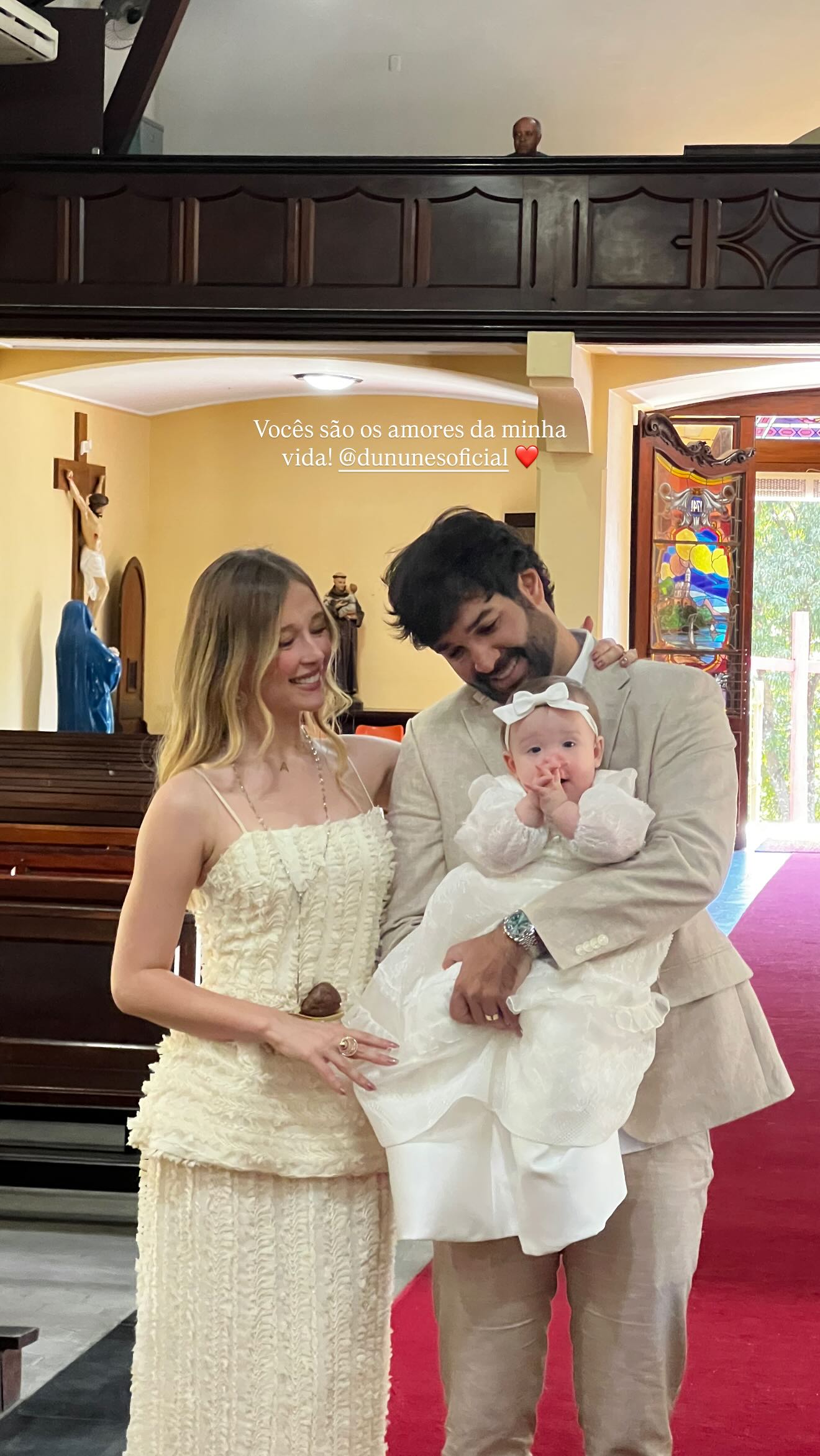 Duda Reis celebra o batizado da filha com Du Nunes - Foto: Reprodução/Instagram @dudareisb