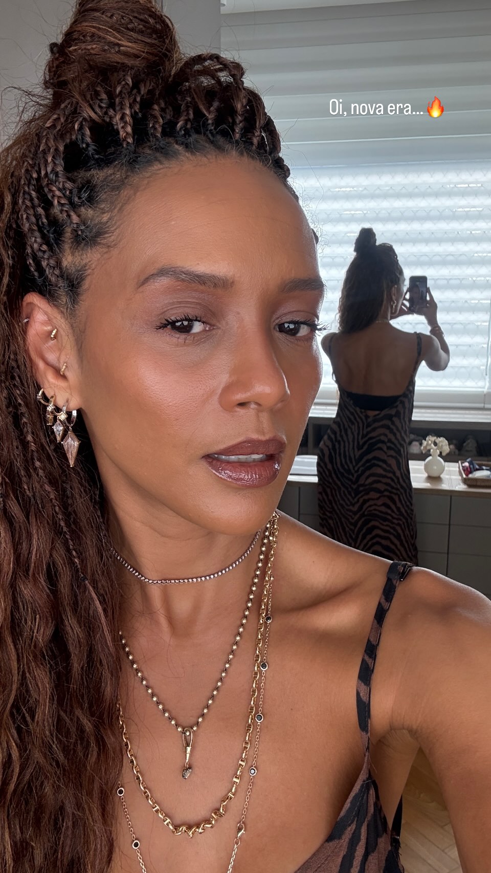 Taís Araujo muda visual após finalizar gravações de Vale Tudo — Foto: Reprodução/Instagram @taisdeverdade