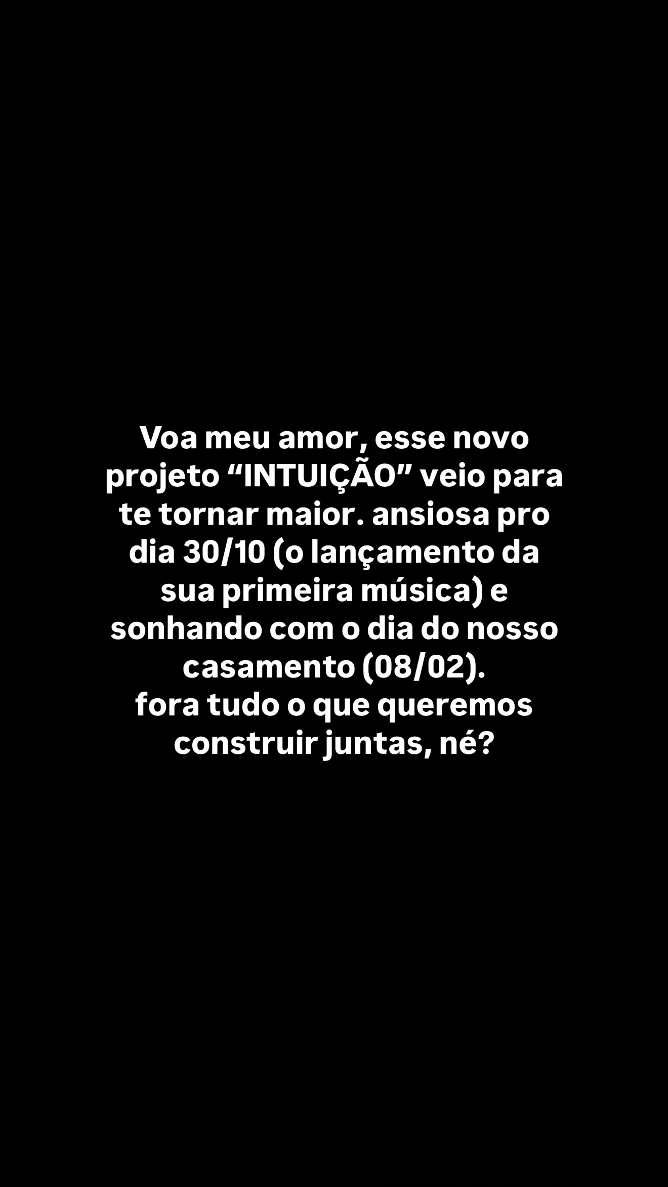 Storie de Maria Venture - Reprodução @mariaventure