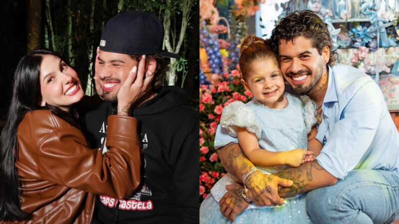 Ana Castela, Zé Felipe e Maria Flor - Foto: Reprodução / Instagram