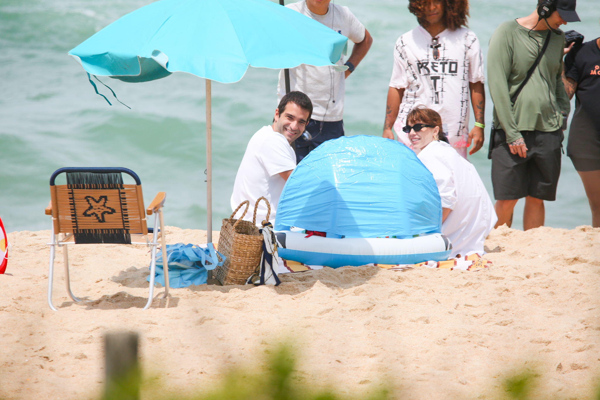 Humberto Carrão e Alice Wegmann gravam últimas cenas de 'Vale Tudo' - Fotos: Dilson Silva/Agnews