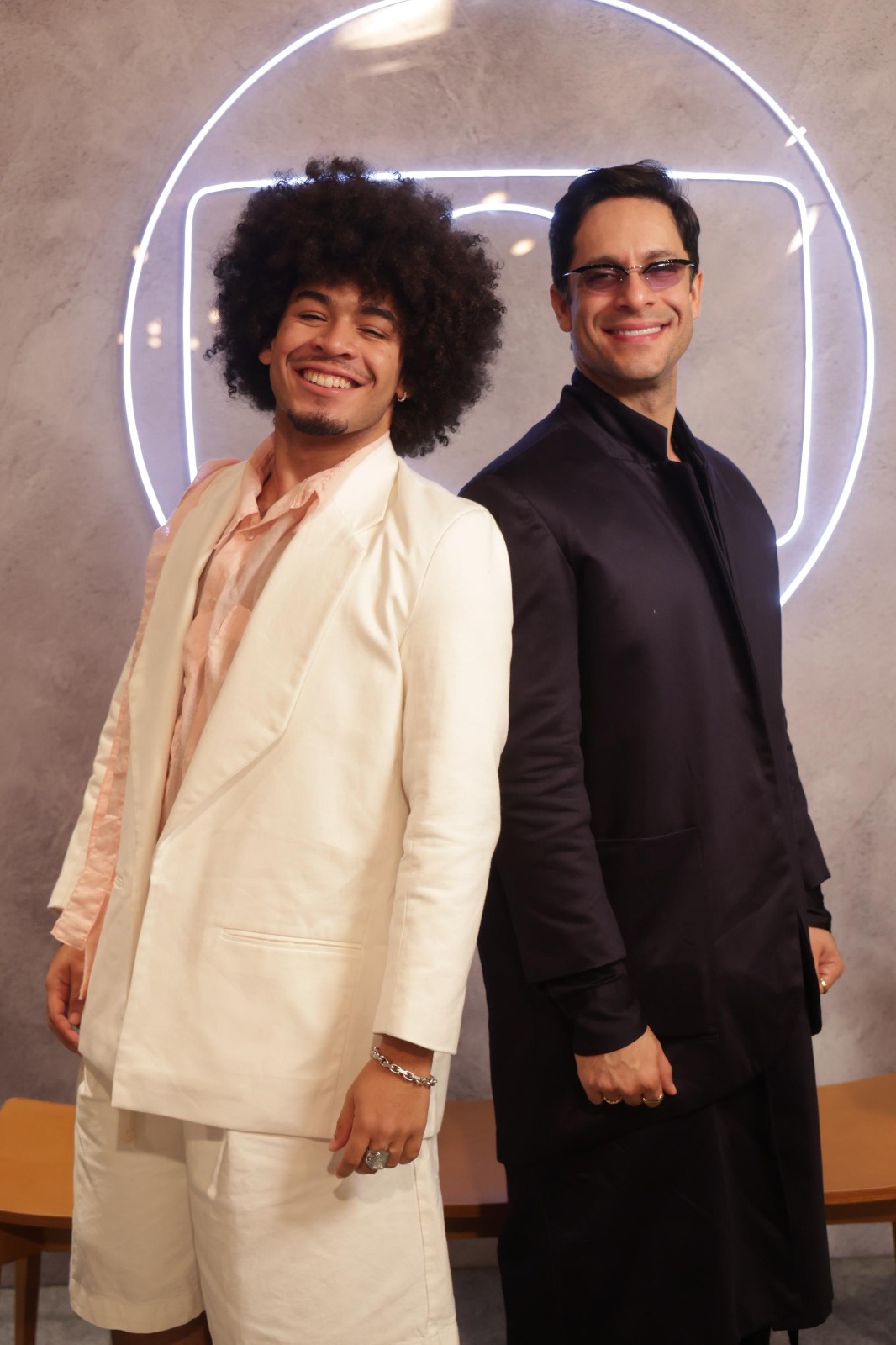 Rainer Cadete e o filho Pietro Cadete - Foto: Globo / Beatriz Damy