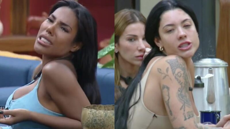 Carol e Rayane em A Fazenda 17 - Foto: Reprodução / Record TV