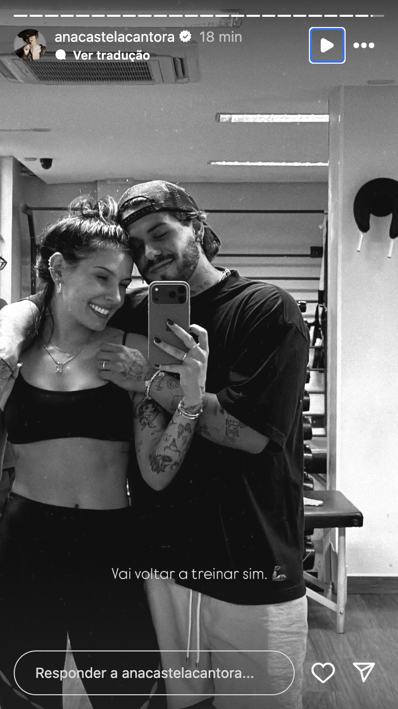 Ana Castela e Zé Felipe - Foto: Reprodução / Instagram @anacastelacantora