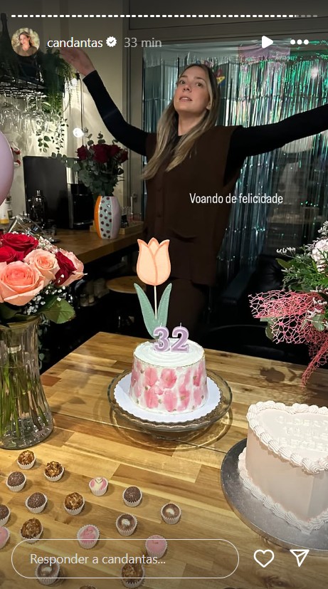 Carol Dantas celebra 32 anos - Reprodução/Instagram @candantas