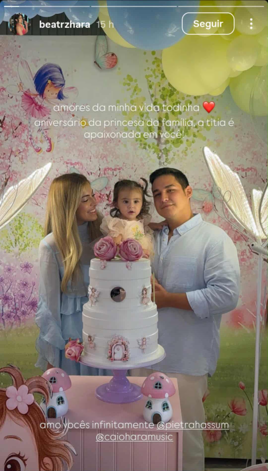 Aniversário da neta de Leandro Hassum