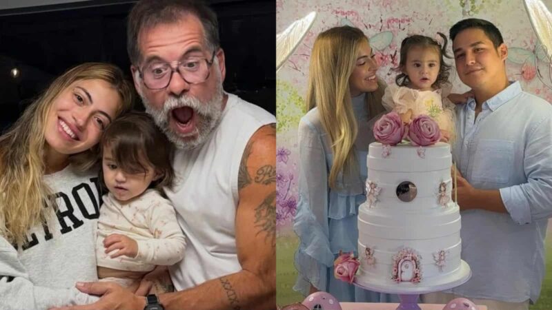 A festa de um ano da neta de Leandro Hassum; veja como foi