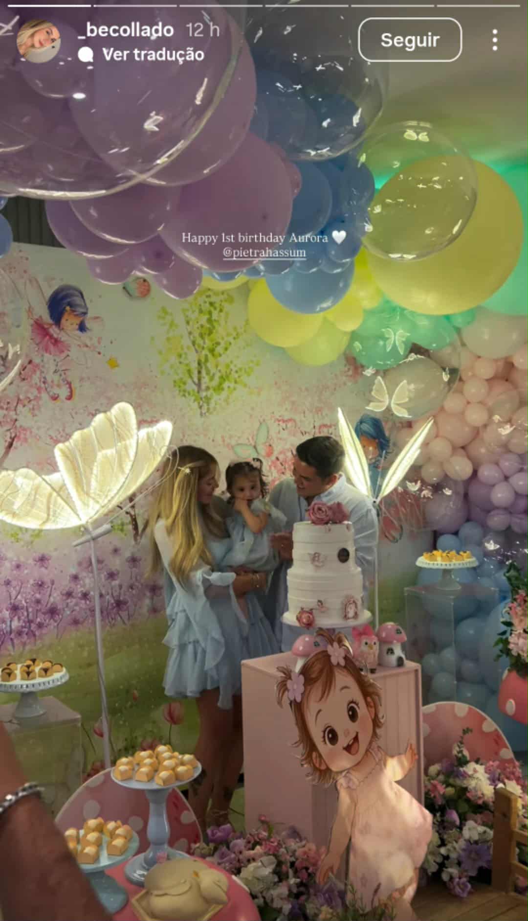 Aniversário da neta de Leandro Hassum