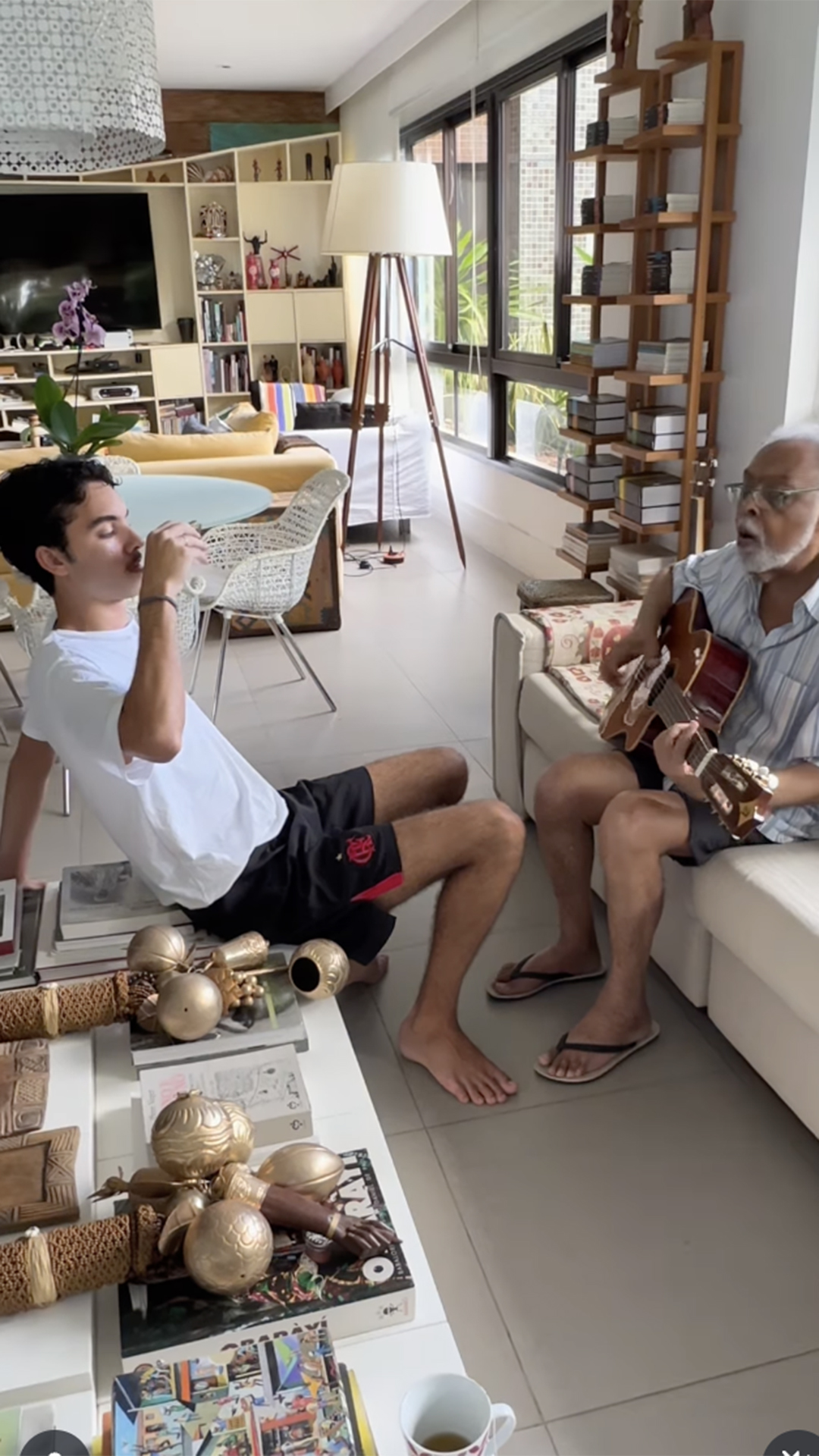 Apartamento de Gilberto Gil - Foto: Reprodução / Instagram