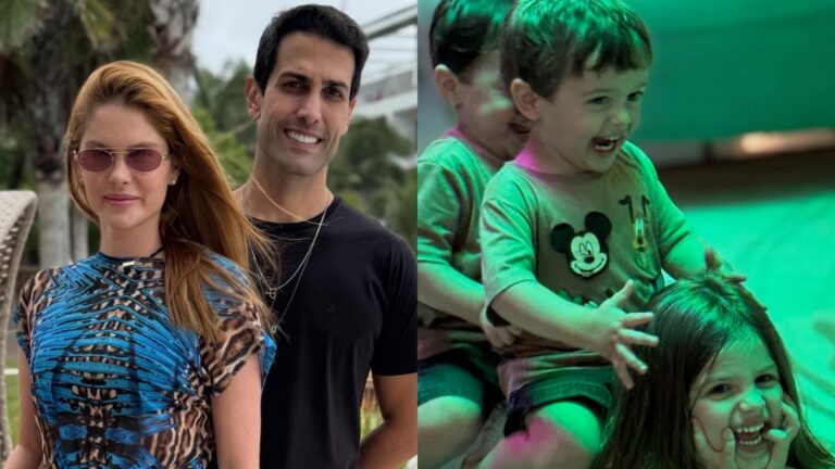 Bárbara Evans curte viagem de férias com a família: ‘Estamos amando’