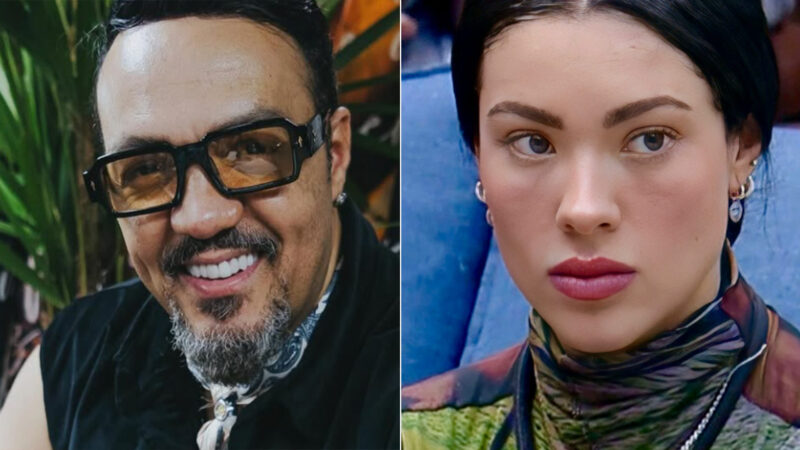 Belo e Rayane Figliuzzi - Fotos: Reprodução / Instagram e Record
